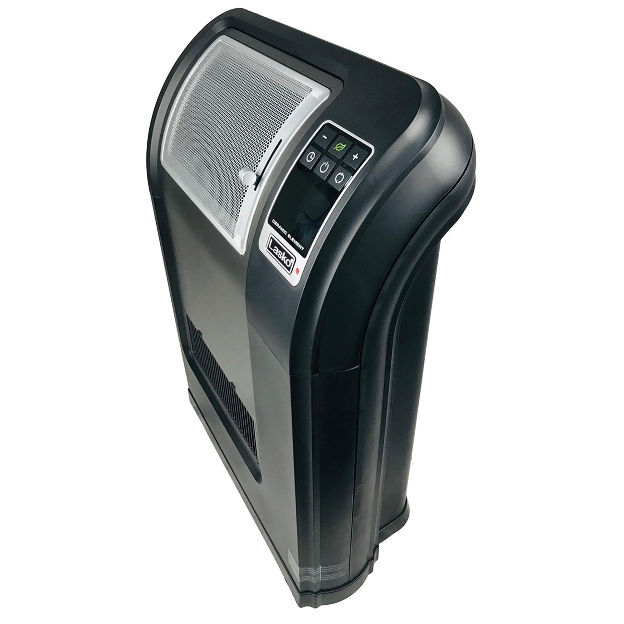 Pre-Owned Lasko Digital Ceramic Portable Heater with Remote Silver/Black  Space Saving Design u0026 Large digital readout CC248432NRB (Certified)  (Refurbished) - Walmart.com