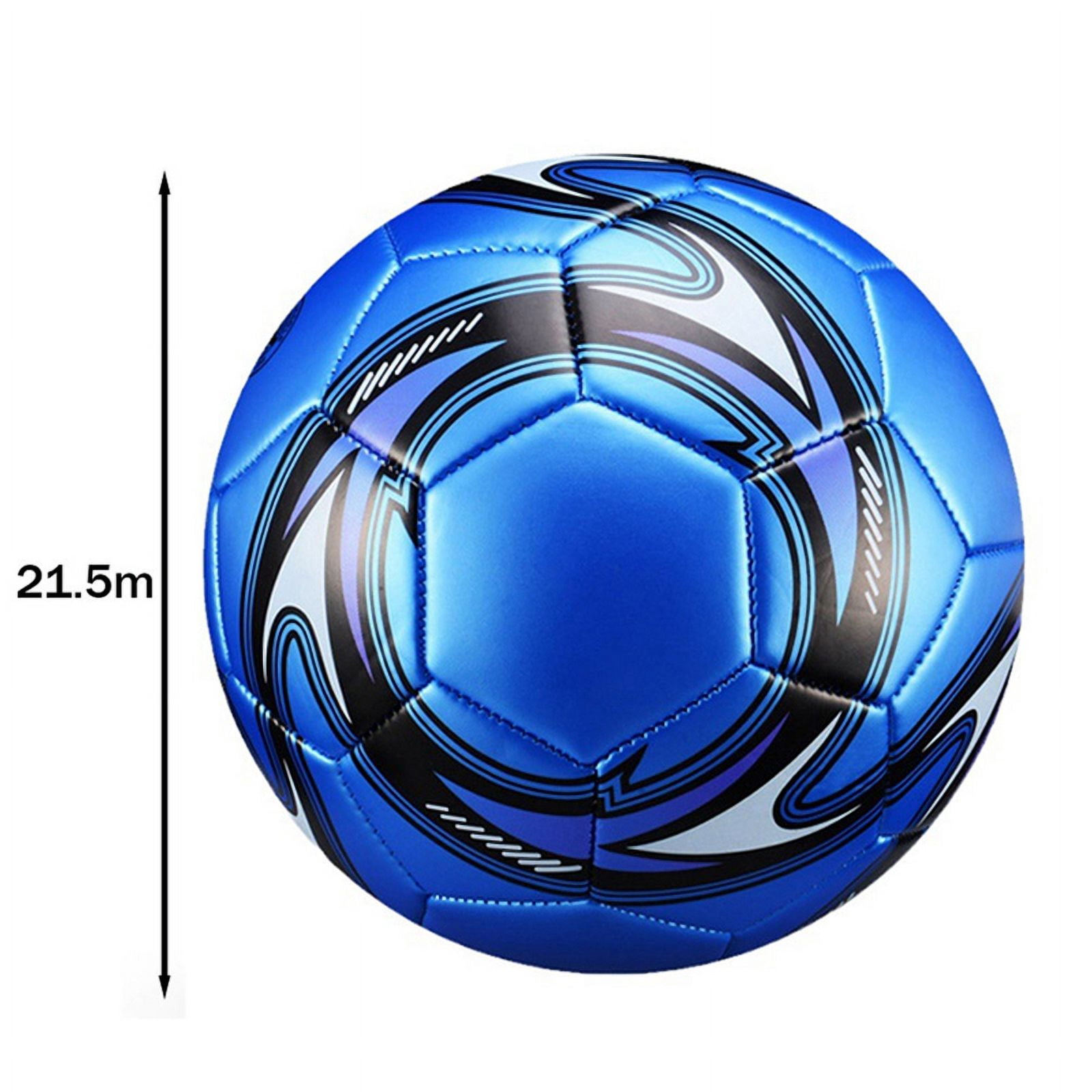 2Pcs Professional Soccer Ball Size 5 Official Soccer Training Football Ball Competition Outdoor Football Blue
