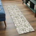 thumbnail image 3 of 2'x6' Rug Runners for Hallways Kitchen, Spring Flowers Non Slip Entryway Beside Floor Carpet Runner, Farmhouse Sage Green Pastoral Floral Leaf Washable Laundry Room Bedroom Throw Rugs Mat, 3 of 8