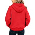 thumbnail image 5 of Resicozy Hoodies for Teen Girls Long Sleeve Hooded Sweatshirt Youth Preppy Trendy Winter Tween Pullover Cute for Kids Clothes 3-12 Years Red 150, 5 of 6