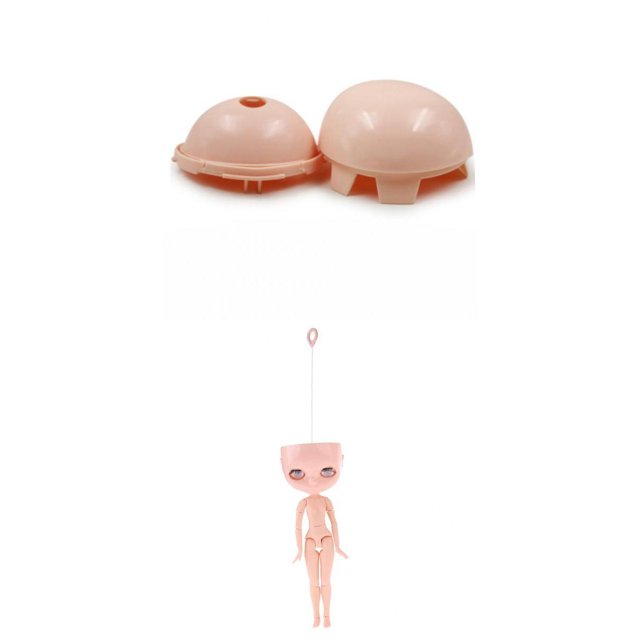 Cabeza de muñeca Zulema 19 Articulaciones cuero cabelludo sin de pelo para Takara RBL Neo Blythe accesorio