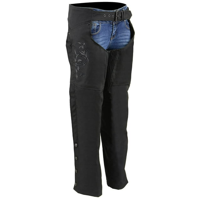 Milwaukee Performance pour Femmes Doulon P1300 en Sergé de Nylon Chaps (Noir, XXX-Petit)