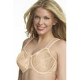 thumbnail image 4 of Women's Bali 3562 Satin Tracings Minimizer Underwire Bra (Black 38C), 4 of 7