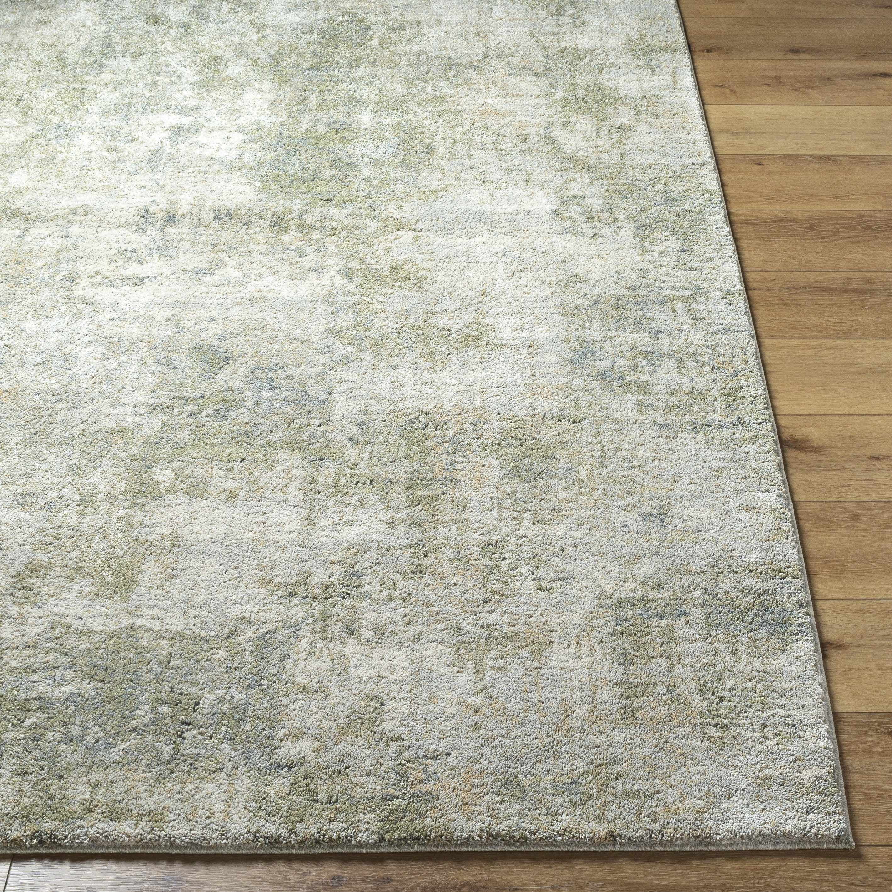 Hauteloom Zazie Living Room, Bedroom Area Rug - Contemporary - High Pile - LightGray, LightBeige, LightOlive - 10' x 14'