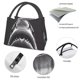thumbnail image 4 of Fotbe Black And White Shark Bolsa Térmica Portátil con Estampado, Bolsa de Entrega de Alimentos Aislada, Bolsa Reutilizable de Gran Capacidad para Comidas y Supermercado, 4 of 6