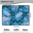 thumbnail image 7 of Yspwyqan Trunk Mat for Cars, Blue Gold Marble All Weather Anti-Slip Cargo Liner, Easy to Clean Auto Interior Accessory Compatible with Saloons Most Car Vehicles, 7 of 7