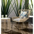 thumbnail image 3 of Amrita Sen Broadcloth Zippered Pillow With Blue Gold Finish PL313BrCDSZP18x18, 3 of 5