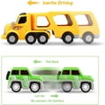 thumbnail image 5 of Truck Toys Kids Toys Car for Boys 4 in 1 Carrier Vehicle Transport Toys Birthday Party Boy Gifts for Kids, 5 of 7