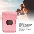 thumbnail image 4 of Camera Case, Retro PU Leather Protective Case With Removable Shoulder Strap, Hard Camera Case For  Mini Link 2 Mini Link, 4 of 8