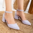 thumbnail image 2 of Marcelle - Zapatos de novia de ante color lila lila 22 CM, 2 of 4