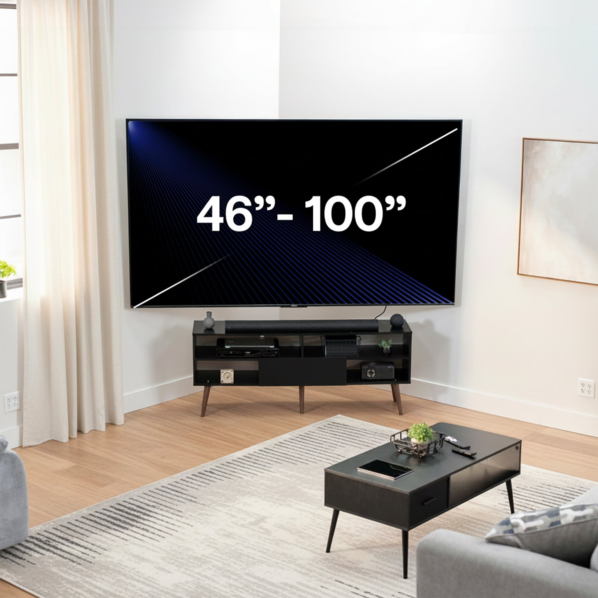 VIVO Full Motion Corner Wall TV Mount Bracket for 46" to 100" Flat Screens