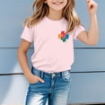 thumbnail image 2 of ibiyuan Toddlers Autism Awareness Shirt Girls Boys Autism Puzzle Piece Tshirt Kids Tee Tops Clothes,Light Pink, 2 of 7