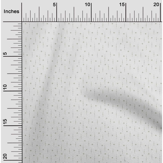 oneOone Cotton Silk Olive Green Fabric Square & Arrow Geometric Quilting Supplies Print Sewing Fabric by The Yard 42 Inch Wide