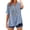 Light Blue, variant on Boho Embroidered Tops for Women 3/4 Sleeve Length Peasant Shirts Plus Size Summer Dressy Casual Blouses 2026,S
