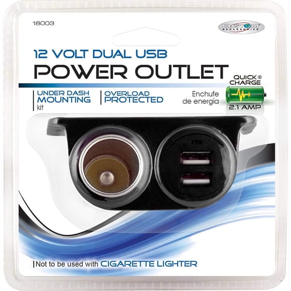 Adaptador de carga personalizado 18003 12 V Dual USB