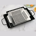 thumbnail image 3 of Whoamigo Grill Basket Nonstick Grill Topper with Holes BBQ Grill Trays Vegetable Grill Pans for Outdoor Grill Wok Grill Cookwares, 3 of 13