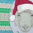 thumbnail image 2 of 20" x 20" Simply Daisy Fleece Navidad Polyester Indoor/Outdoor Pillow, Light Blue Qty 1, 2 of 3