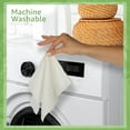 thumbnail image 3 of Ibambo 2 Rouleaux d'Essuie-tout Réutilisables en Bambou - Robustes, Absorbants et Durables / Essuie-Tout Certifiés FSC Lavables à la Machine / 100 % Rayonne Dérivée du Bambou / 20 Feuilles par Rouleau, Feuilles 12"x11 Pouces, 3 of 8