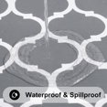thumbnail image 4 of Round Plastic Table Cloth Vinyl Tablecloth For Round Tables Wipeable Spillproof For Dining Camping Indoor And Outdoor, 4 of 8