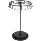 thumbnail image 1 of Soporte giratorio para joyas de metal negro (23 ganchos) - Alto 34,8 x Ancho 20,5 cm - Torre expositora de joyas - Soporte para collares, pulseras, anillos y pendientes, 1 of 5