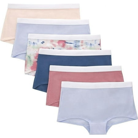 Hanes Girls  Originals Underwear Boys hort and Hipster Stretch Cotton 6-pack