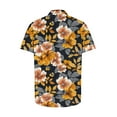 thumbnail image 5 of Awdenio Mens Shirts Short Sleeve Floral Tropical Aloha Shirt Casual Summer Button Down Holiday Beach Shirt with Pocket, 5 of 5