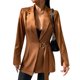 thumbnail image 2 of Traje de Mujer Outwear,Chaqueta de Traje de Mujer Solapa Slim Fit Abrigo de Traje de Mujer Abrigo de Negocios de Dama Construido para Profesionales, 2 of 7