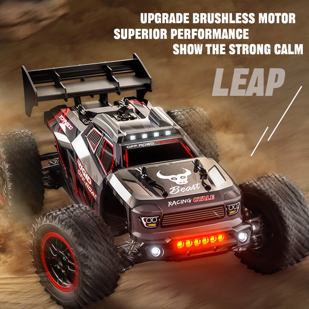 TeeGGi 1/16 SG316 MAX Brushless Fast RC Cars for Adults, Max 50mph High Speed Remote Control Car with Carrying Bag, Electric Off Road RC Truck, 4WD Drift RC Car with 3 Lipo Batteries