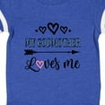 thumbnail image 3 of Inktastic My Godmother Loves Me Godchild Gift Baby Boy or Baby Girl Bodysuit, 3 of 4