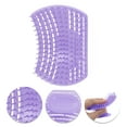 thumbnail image 3 of Unique Bargains 1 Pc Handle Hollow Hair Shampoo Brush for Head Massage 4.72"x3.15"x2.56" Purple, 3 of 6