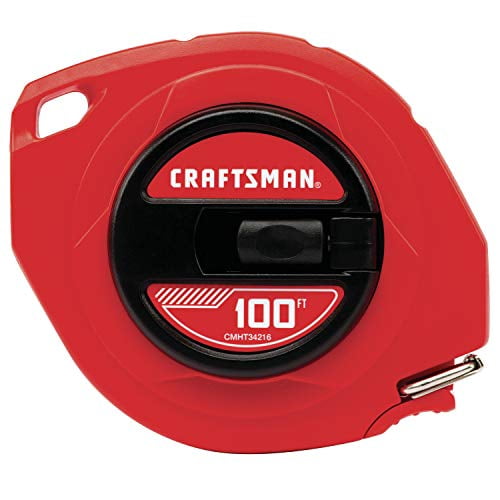 Craftsman Tape Measure Steel Blade 100 Foot Cmht Walmart Com Walmart Com