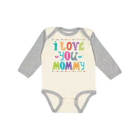 

Inktastic I Love You Mommy Baby Boys or Girls Long Sleeve Baby Bodysuit