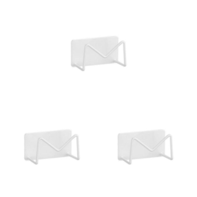 Kearding Soporte para esponjas, estante de secado de drenaje autoadhesivo, soportes de almacenamiento a prueba de herrumbre, accesorios para Type1 NO1