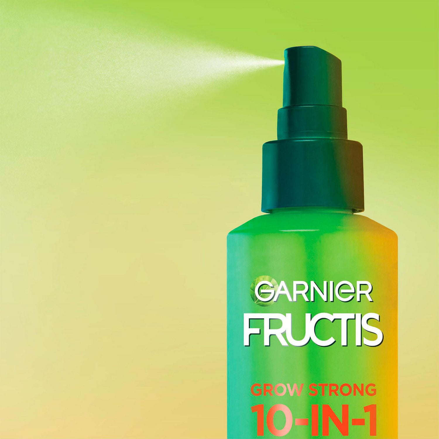 Garnier Fructis Grow Strong Thickening 10-in-1  Leave In Spray for Fine Hair, Heat Protectant, with Vitamin C, 239ml, Thicken hair feel