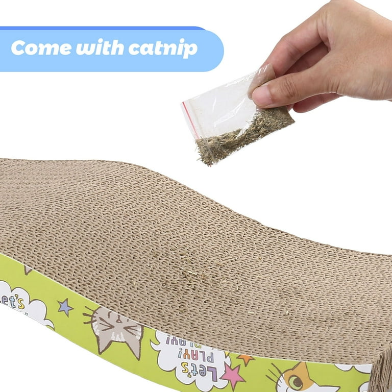 Nifty Feline Scratcher - Biodegradable Double-Wide Cardboard Cat Scratcher (Made In USA) 9 thumbnail image