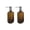 Coffee, variant on LWVITH 2 Pack Empty Lotion Dispenser Bottle with Spray Mist, 20oz Pump for Body Wash Shower Gel, Refillable Fine Mist Sprayer for Lotion Sunscreen, Travel Size Pump Bottle for Hand Soap Shampoo