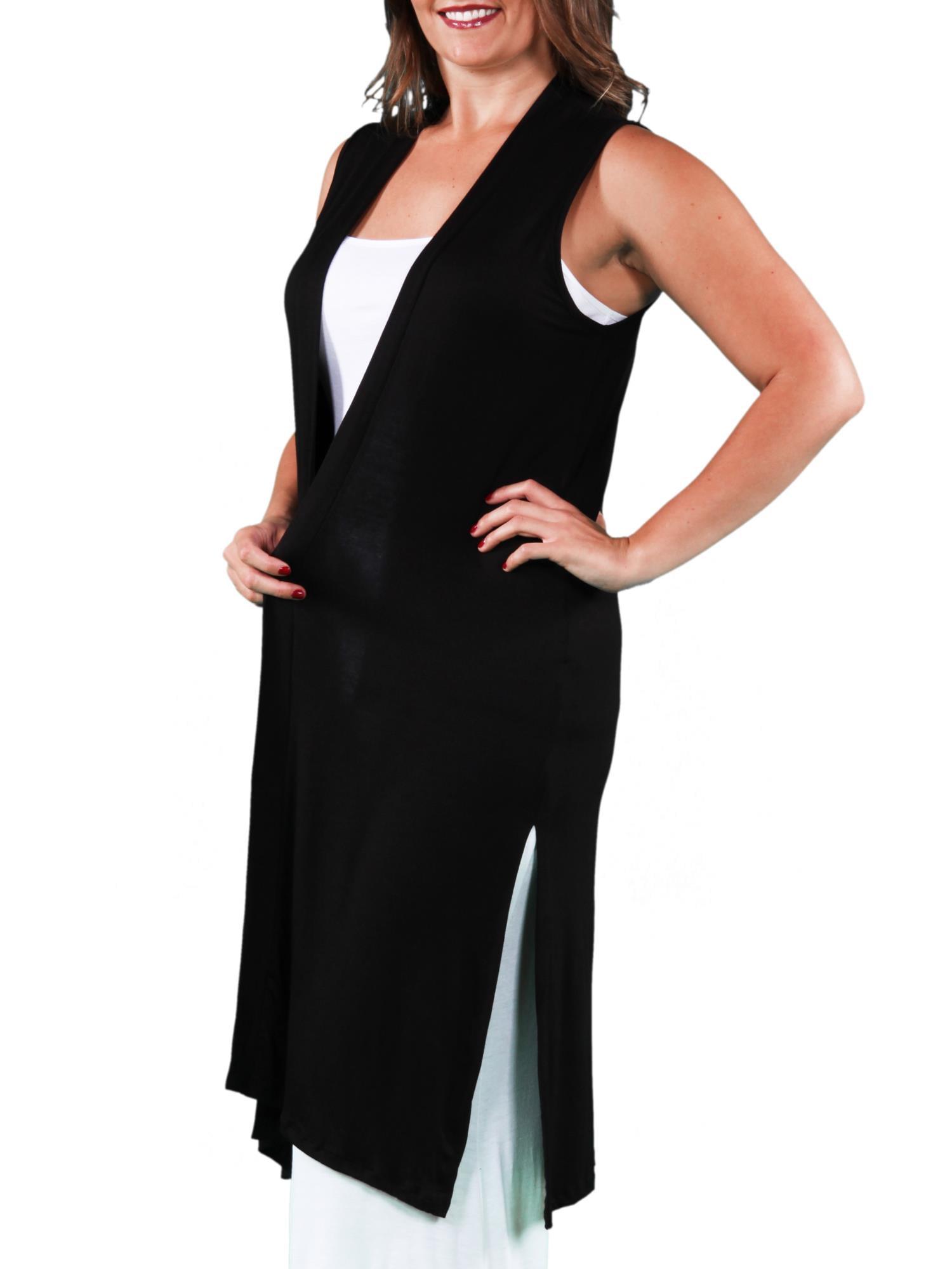 24/7 Comfort Apparel Women's Plus Size Long Sleeveless