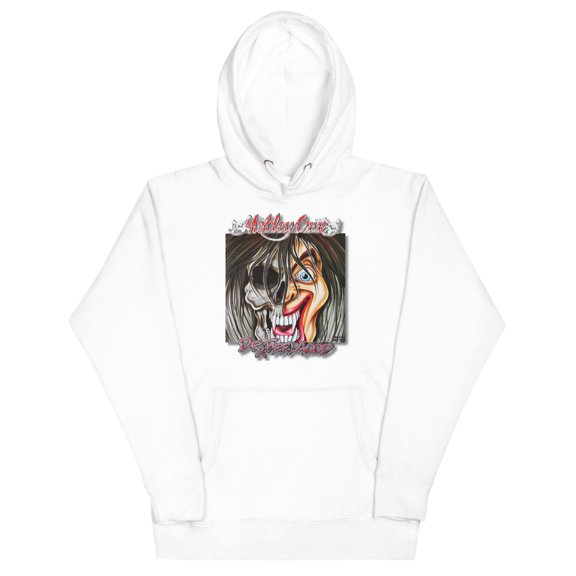 Motley Crue - Vintage Dr. Feelgood Classic Unisex Hoodie - White - Small