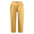 thumbnail image 3 of WILLBEST Pantalones Casuales para Mujer, Ligeros, Sueltos y Cómodos, para Primavera y Verano, Diseño de Bolsillo de Cintura Alta, Ideales para Playa y Uso Diario. Chica, 3 of 3