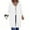 #White, variant on DPTALR Women's Long Fleece Zip Up Hoodie Jacket，Travel Oversized Tunic Sweatshirt with Pockets,Black,Size XXL