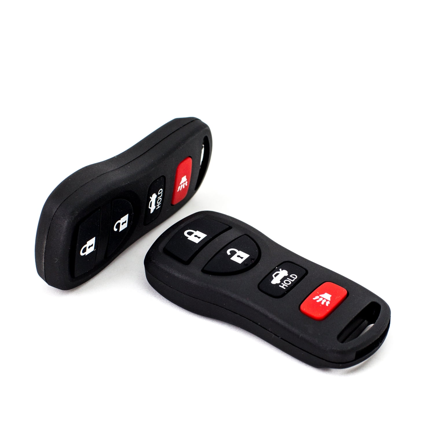 2 Keyless Entry Remote Key Fob Clicker Transmitter Beeper 4 Button