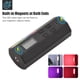 thumbnail image 5 of Lámpara de fotografía Andoer W100RGB Mini LED Video Light Recargable RGB Luz de relleno 2500K-9000K Regulable 20 efectos de iluminación CRI95 + Pantalla LCD Parte trasera magnética con mini trípode de Andoer  Lámpara de fotografía, 5 of 7