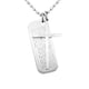 thumbnail image 1 of Collar con colgante de rectangular de cruz de de material acero inoxidable clásico, 1 of 8
