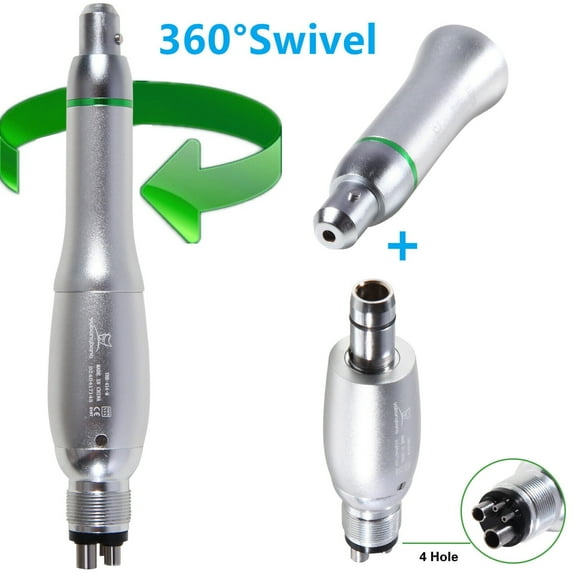 360° Swivel Dental Hygiene Prophy Handpiece With 4:1 Nose Cone Pieza de Mano de Higiene Dental Giratoria 360° Motor de Aire 4:1 Cono de Nariz