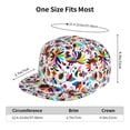 thumbnail image 6 of Balery Baseball Cap Flat Bill Hats for Men Adjustable Size for Running Workouts and Outdoor Activities All Seasons Dad Hat(Mexican Bright Style ), 6 of 9