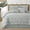 Grey, variant on LANCO MODERN LIFESTYLE 7 Piece Comforter Set, King, Blush Pink, Geometric Abstract Linear Textured Plaid, All Seasons Bedding Set Includes Bed Skirt, Pillow Shams & Decorative Pillows