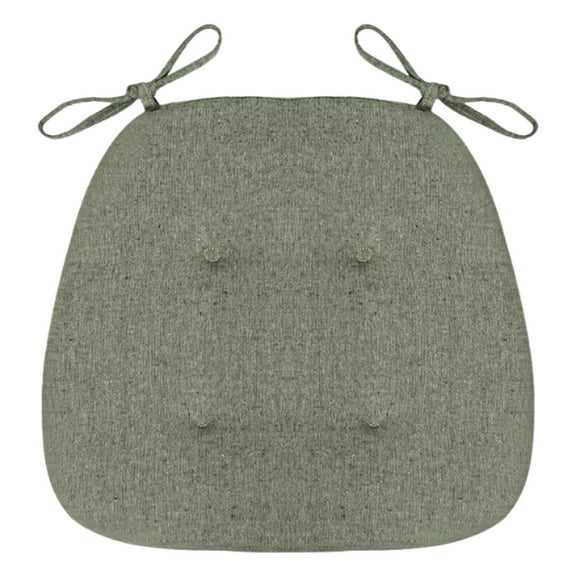 Restaurant Chair Cushions, Linen Chair Cushions, Comfortable and Non-Slip, with Drawstring (1 Piece)