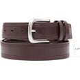 thumbnail image 3 of Men's Belt Big & Tall 56"-80" Embroidered Genuine Leather Extra Long Belt with Tail Reinforced Strap for Casual Work Jean, 3 of 7