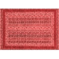 thumbnail image 1 of Ahgly Company Machine Washable Indoor Rectangle Oriental Red Modern Area Rugs, 5' x 8', 1 of 4