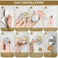 thumbnail image 5 of Suction Cup Hooks for Shower,8Pcs Shower Hooks for Inside Shower,No Drill Towel Hooks for Bathroom Wall,Kitchen,Glass,Mirror,Tile to Hang Towels,Robes,Loofah-Silver, 5 of 13